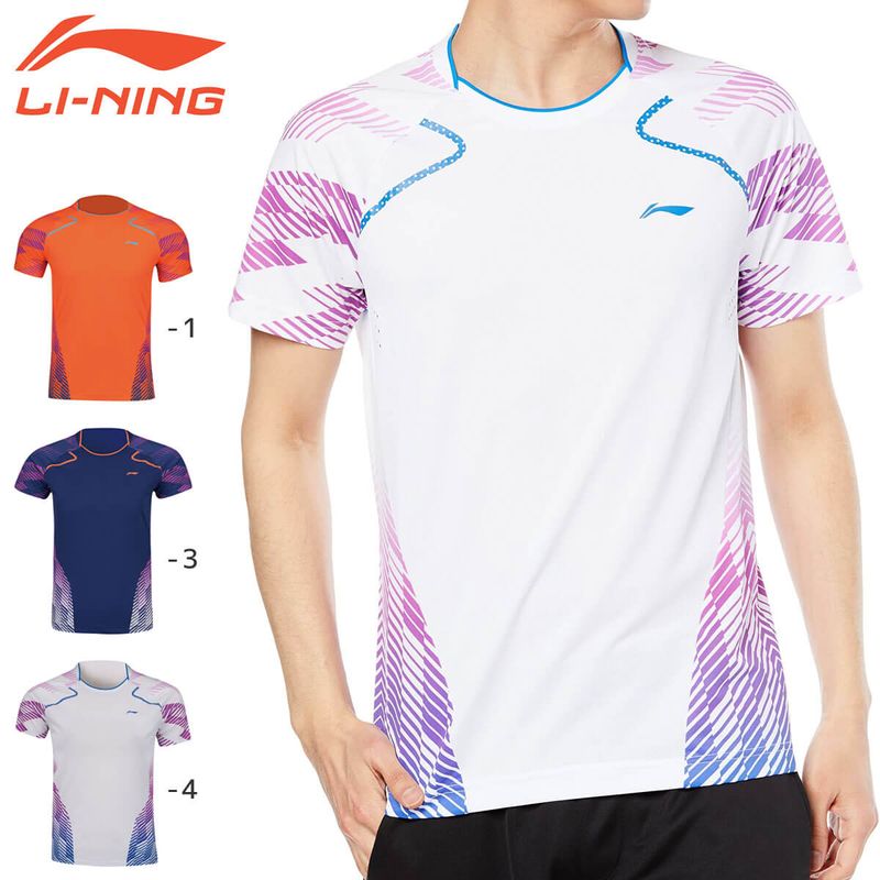LI-NING blibli.com仕様ゲームシャツ　ユニセックス☆レア 大特価ウエアN】LI-NING AAYN035 ゲームシャツ(ユニ/メンズ