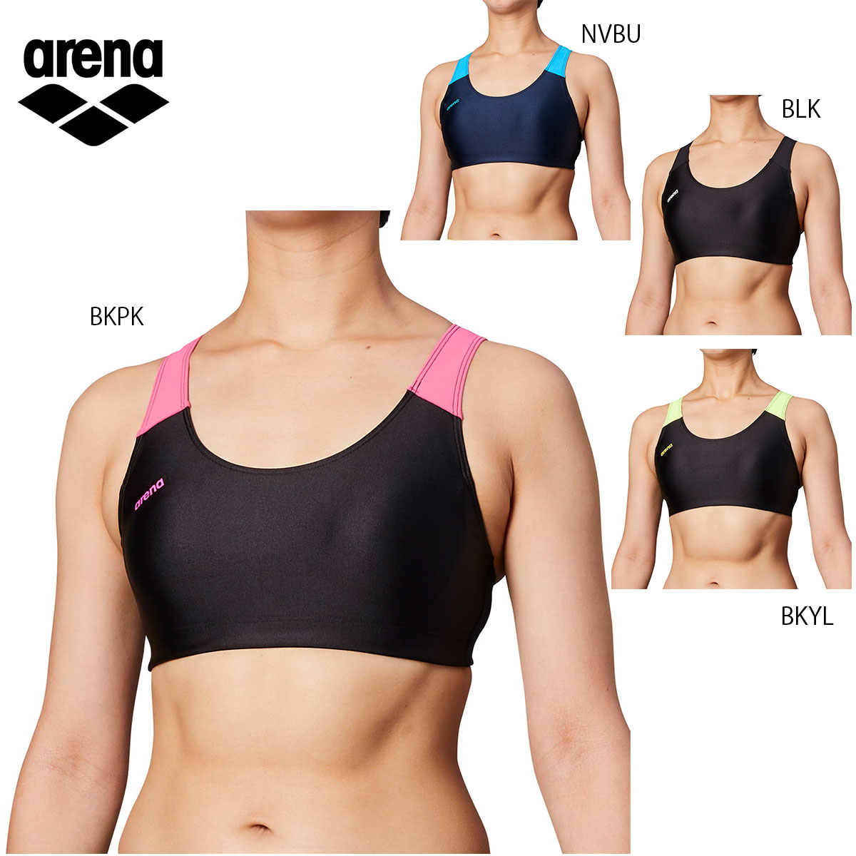 アリーナ女性用ブラトップショーツ 上下セット Mサイズ arena arena ブラトップ【返品不可商品】 -デサントストア-DESCENTE STORE-