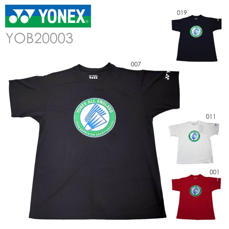 YONEX YOB20003 ヨネックス全英選手権 2021 大会記念Tシャツ(メンズ