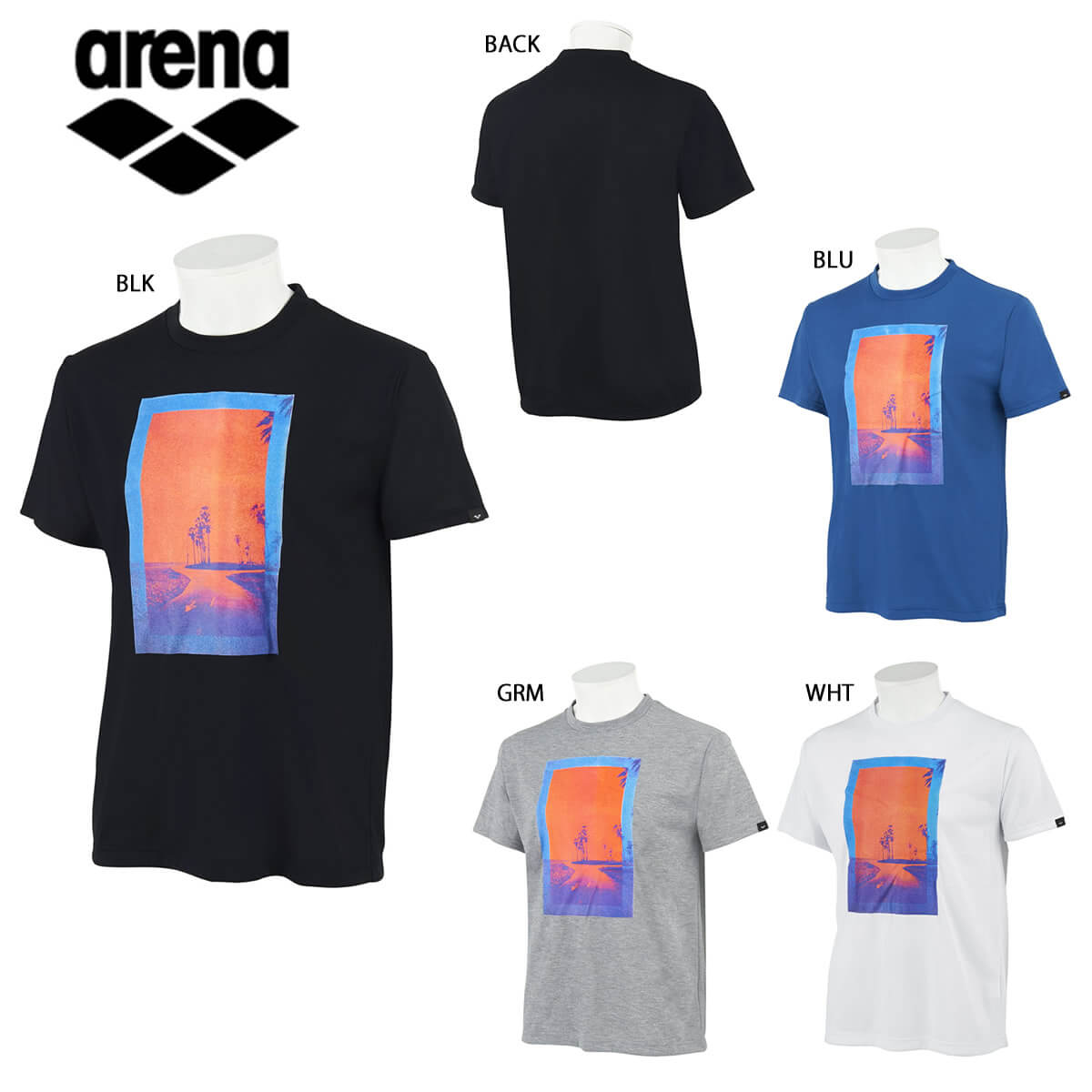 arena AMURJA57 Tシャツ 半袖シャツ(ユニセックス) 水泳 アリーナ 