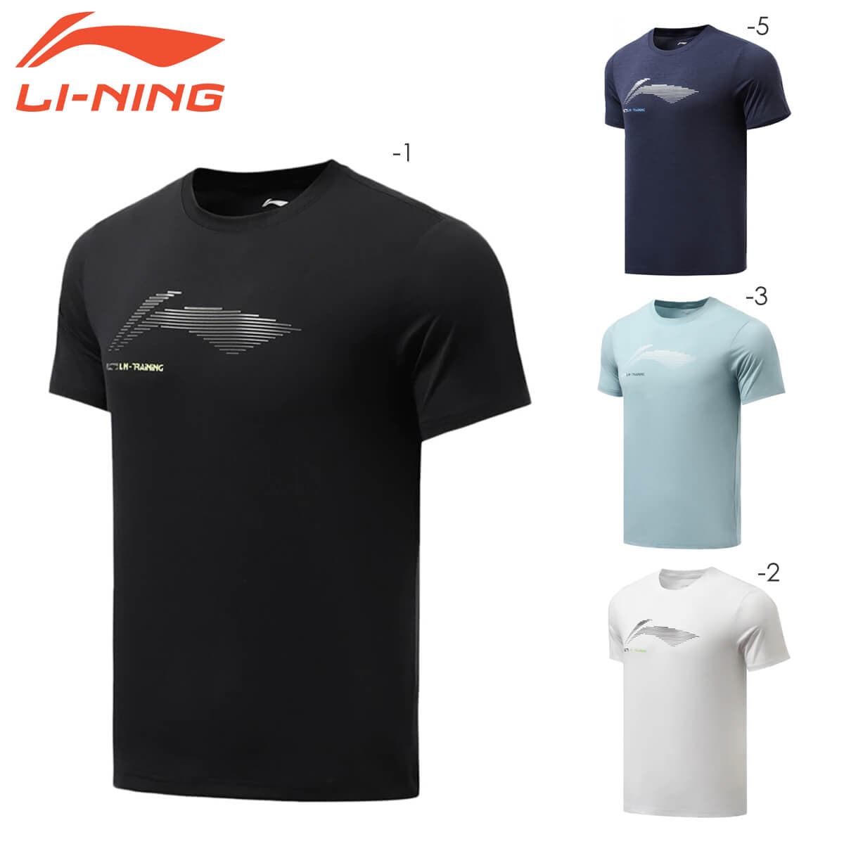 LI-NING ATSR295 半袖Tシャツ トレーニングウェア(ユニ/メンズ