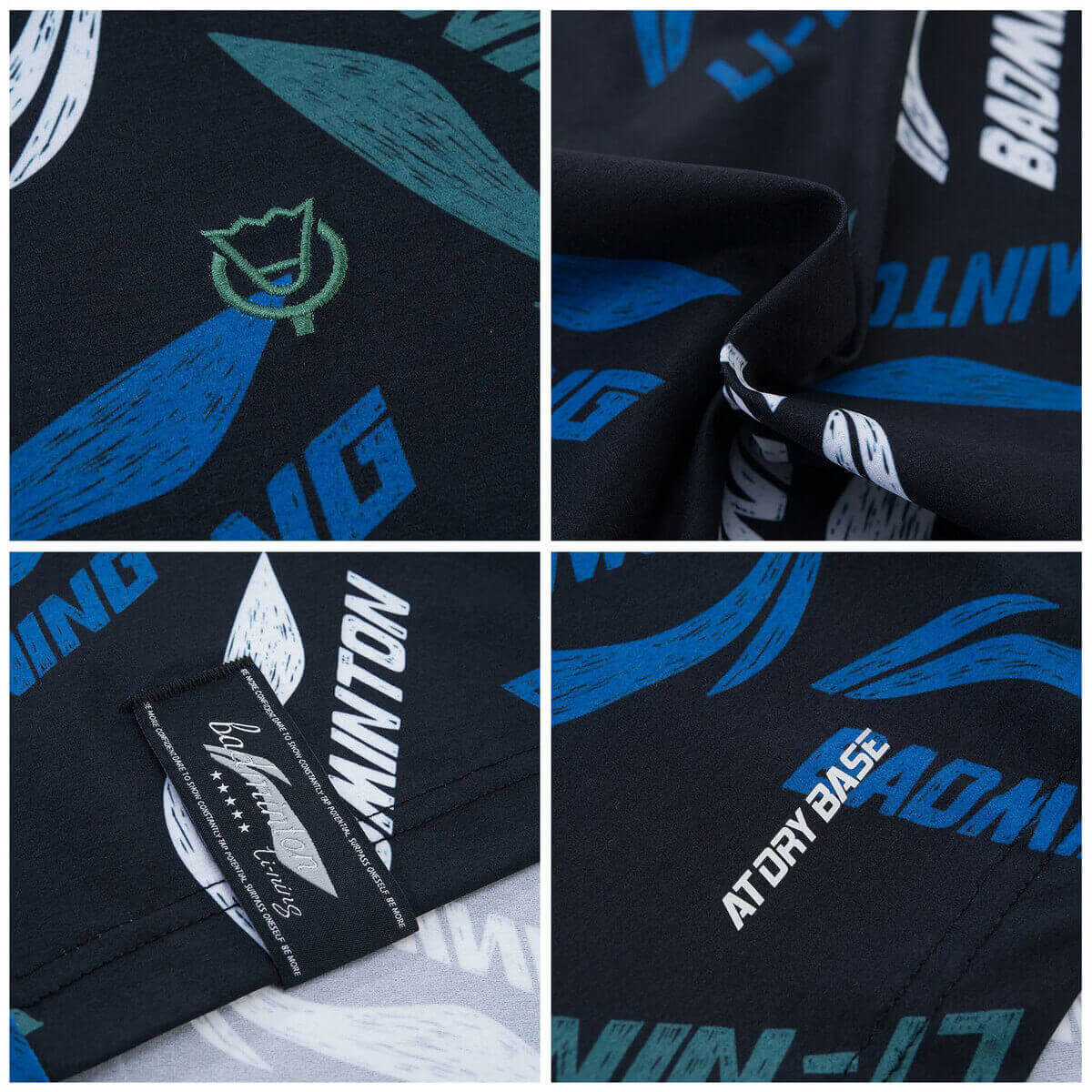 LI-NING AHSR867 トレーニングTシャツ バドミントンウェア(ユニ/メンズ