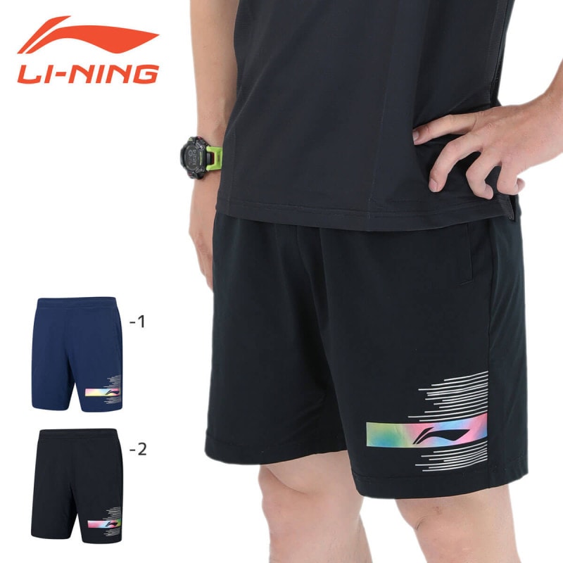 LI-NING AAPS045 ゲームパンツ バドミントンウェア(ユニ/メンズ