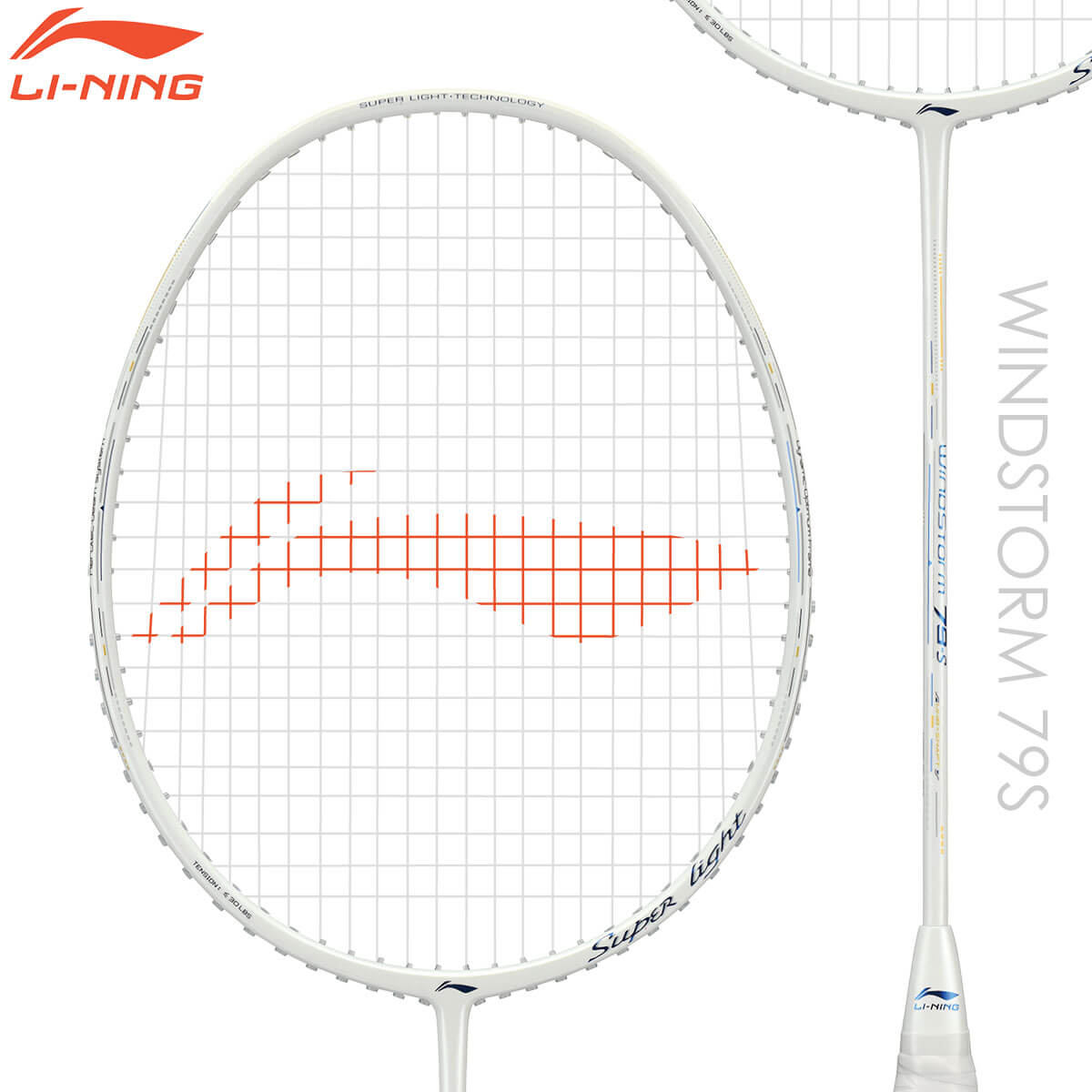 バドミントン LI-NING WINDSTORM79s LI-NING WS79S WINDSTORM 79S 軽量 バドミントンラケット