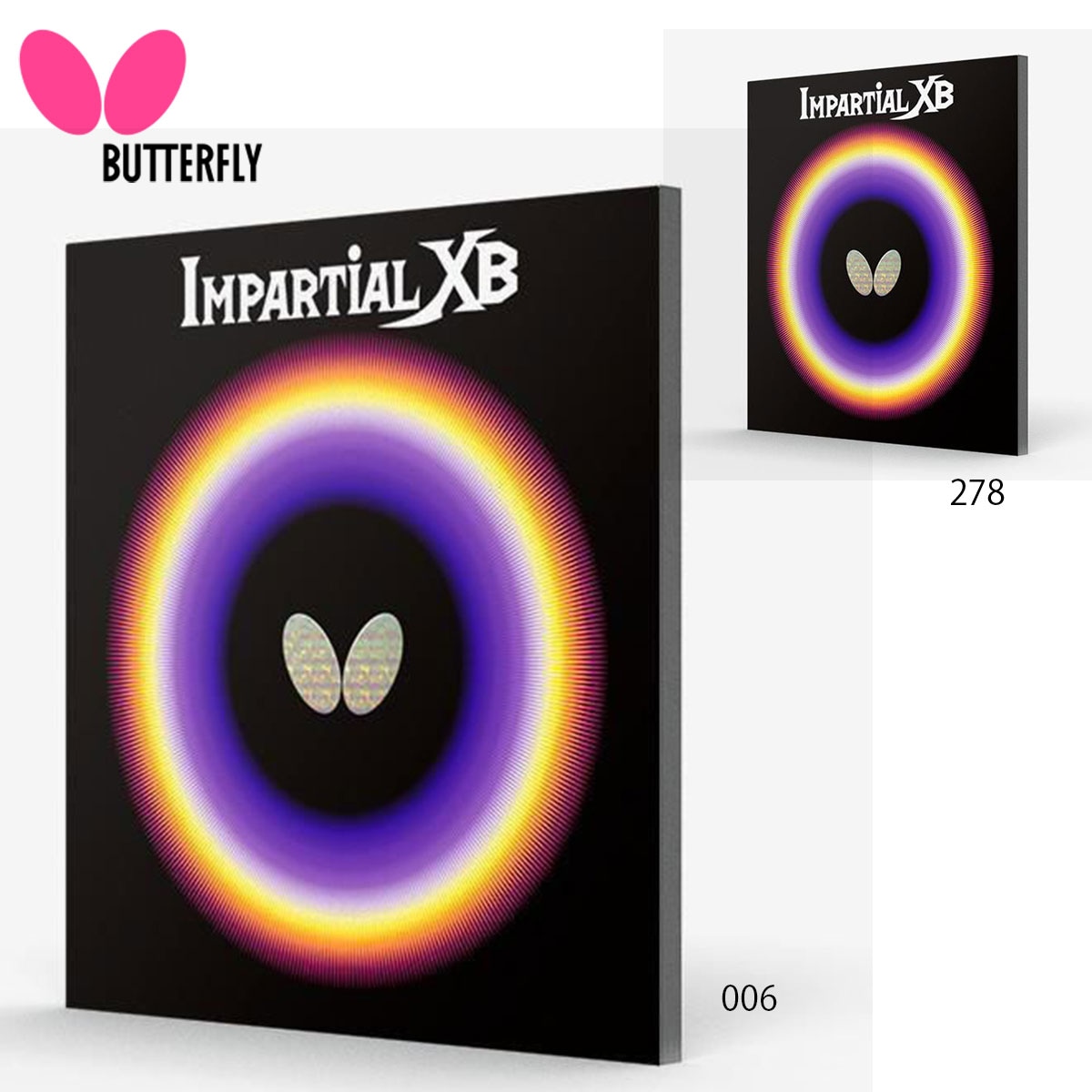 BUTTERFLY 00410 インパーシャルXB 卓球ラバー バタフライ 【メール便