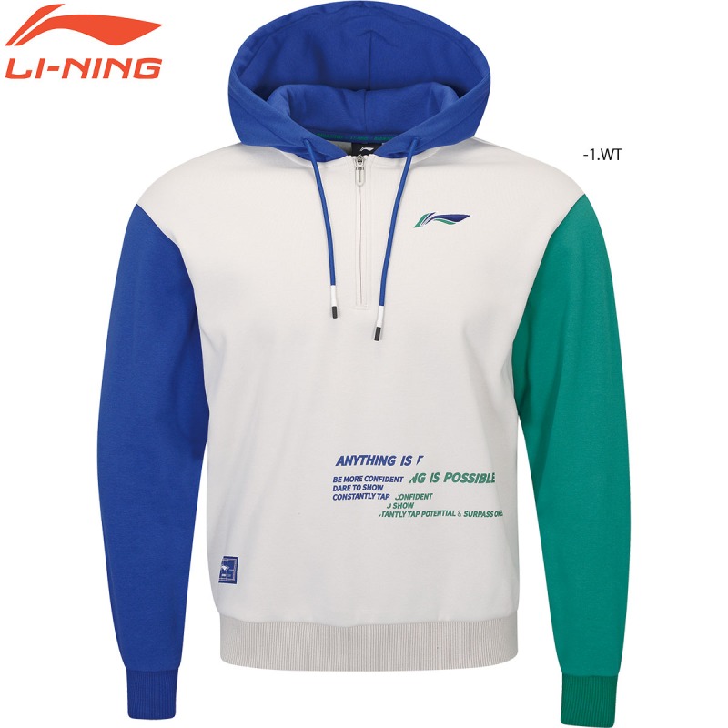 LI-NING AWDSD49 ウォームアップパーカー バドミントンウェア(ユニ
