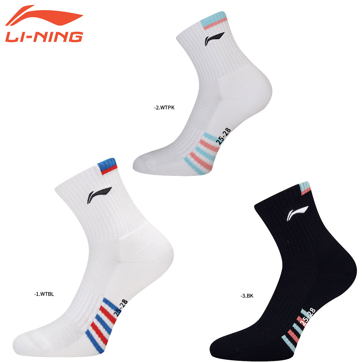 LI-NING AWST059 �Хɥߥ�ȥ󥽥å���(���/���) 25-28cm �꡼�˥�ڥ᡼���زġ�