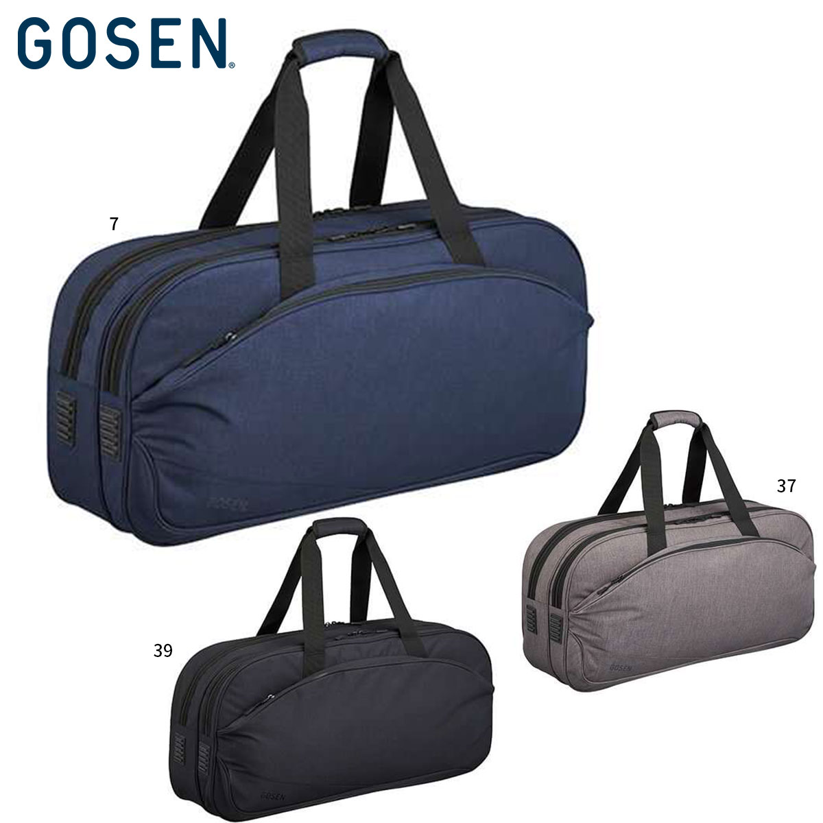 GOSEN BA23TTB トーナメントバッグ Townuse テニス・バドミントン