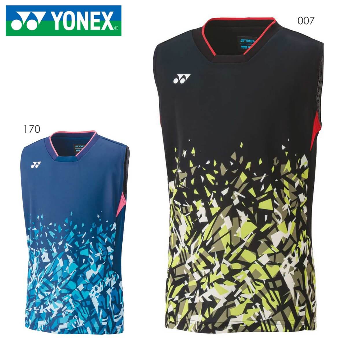 YONEX 10520J ジュニアゲームシャツ(ノースリーブ) トップス