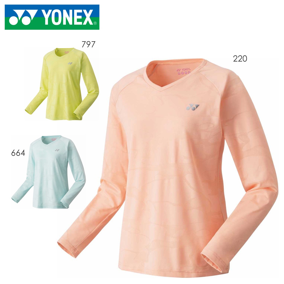 YONEX'24-'25Beauty&Bloomモデルロングシャツ(WOMEN) YONEX'24-'25Beauty&Bloomモデルロングシャツ(WOMEN) ウインザー