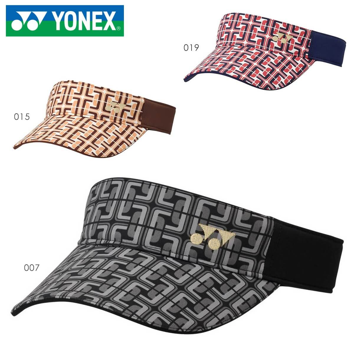 YONEX 40087 ウィメンズサンバイザー 帽子・キャップ(レディース