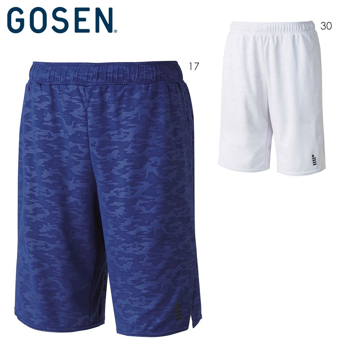 GOSEN PP2340 ハーフパンツ ウェア(ユニ/メンズ) バドミントン・テニス ゴーセン  2023FW【メール便可/日本バドミントン協会審査合格品】-SUNFAST