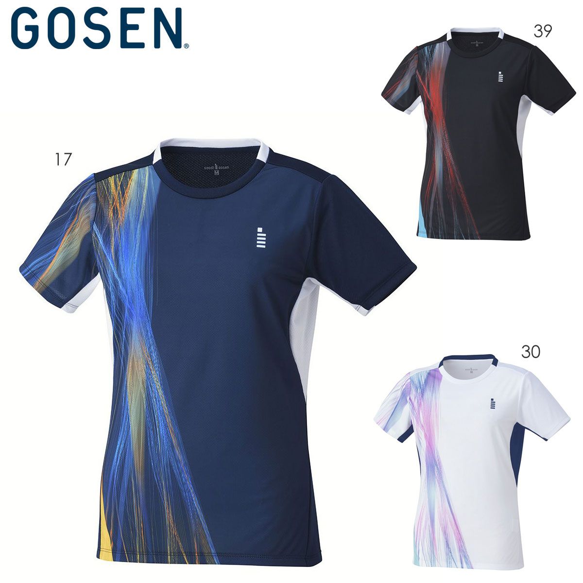 GOSEN バドミントン レディース ゲーム シャッ S GOSEN(ゴーセン) レディースゲームシャツ テニス・バドミントン