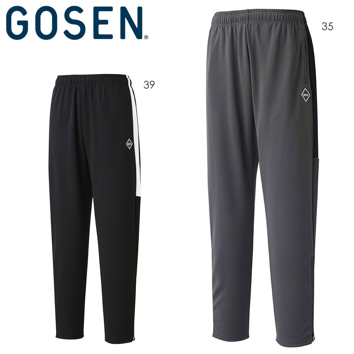 GOSEN　 ALL JAPAN パンツ ユニ 裏起毛ストレッチパンツ［W2346］
