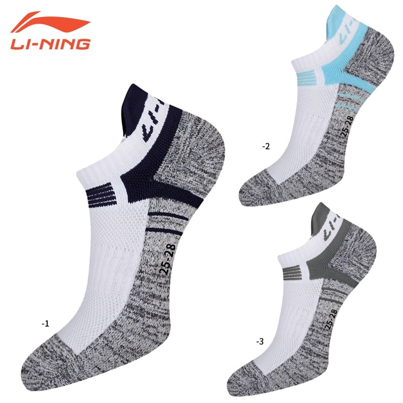 LI-NING AWST073 バドミントンソックス(ユニ/メンズ) 25-28cm リーニン 
