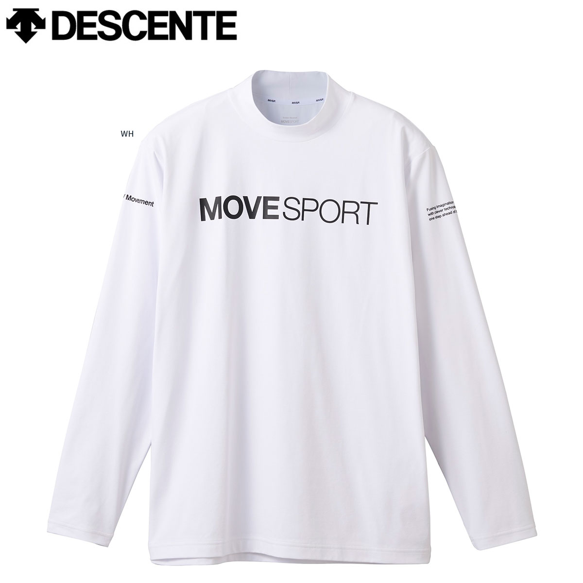 DESCENTE DMMWJB54 トレーニングウェア SUNSCREEN モックネック ロング