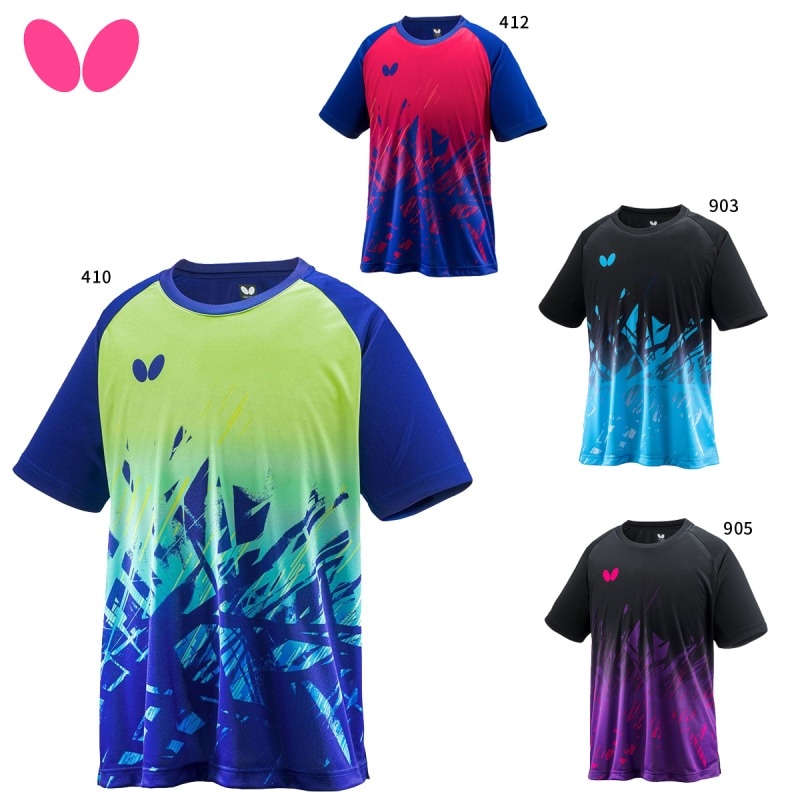 卓球 バタフライ Tシャツ 【BUTTERFLY/バタフライ】Mサイズ エクステラ