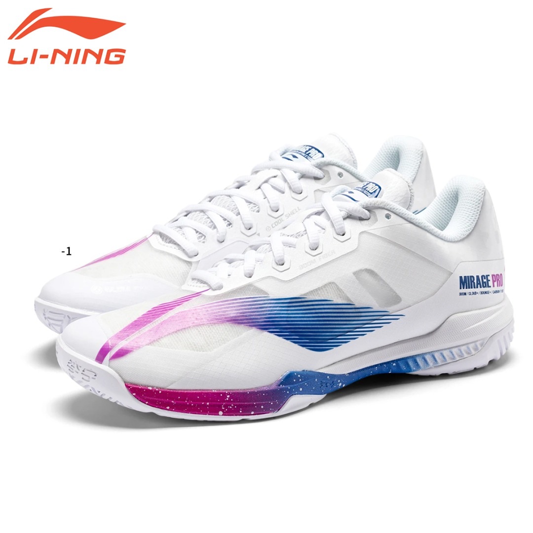 LI-NING MIRAGE SE ホワイト/レッド バドミントンシューズ 000000033859_1_Fdl1BWz.jpg