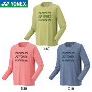 YONEX ユニライトトレーナー31034 YONEX 31034 ユニライトトレーナー ウェア(ユニ) テニス