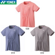 【極美品・未使用級】 YONEX ユニプルオーバージャケット ハーフジップ L ヨネックス ウェア（レディース） ]中綿ジャケット／レディース