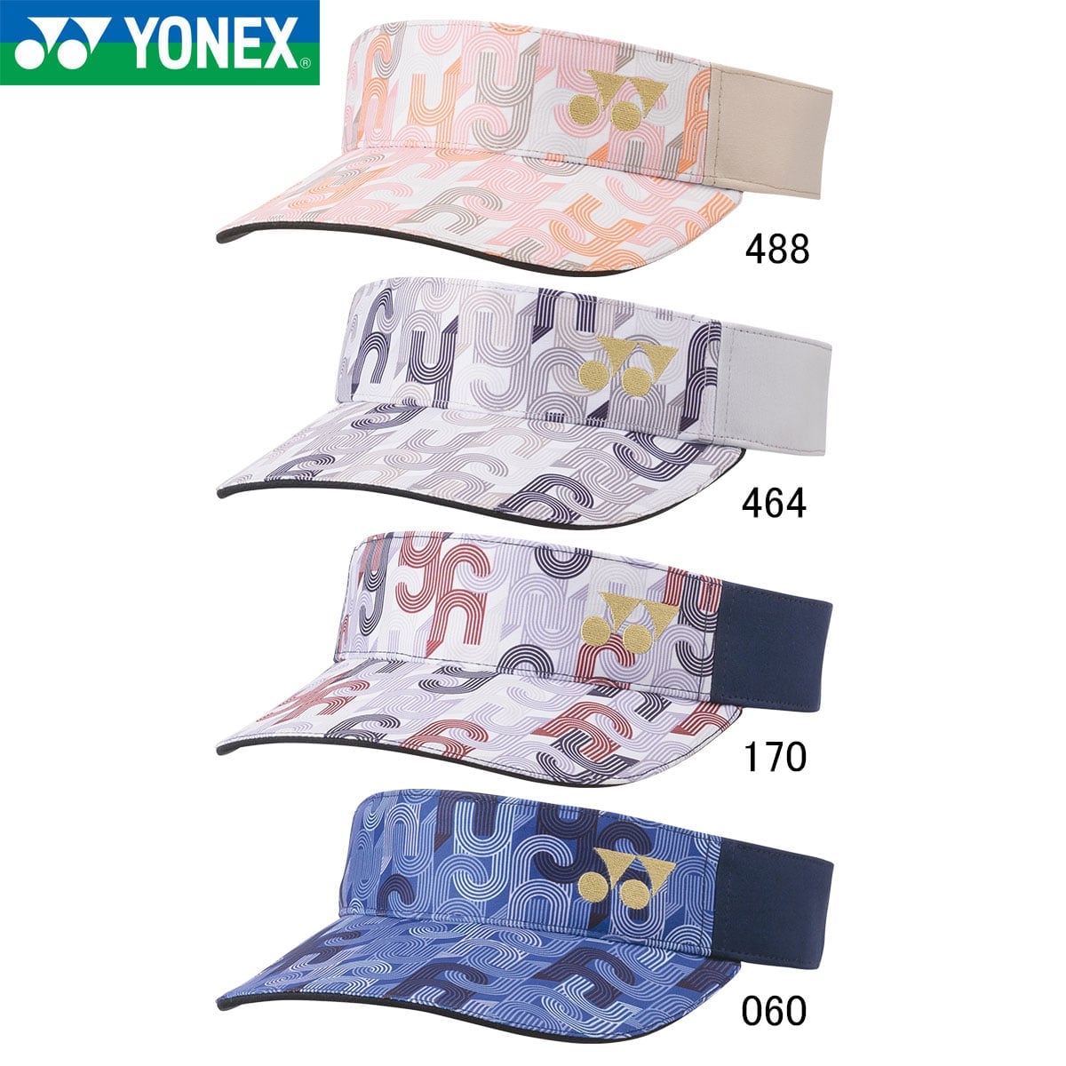 YONEX 40100 ウィメンズサンバイザー 帽子・キャップ(レディース
