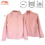 LI-NING AWBU050 ɥ֥졼å 3WAY 󥸥㥱å  ɴ ݲ ΢ ݡġȥɥ Хɥߥȥ󥦥(ǥ) ꡼˥