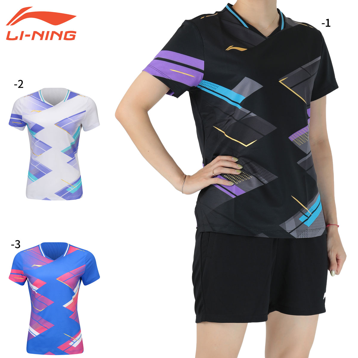 LI-NING AAYU228 ゲームウェア バドミントンウェア(レディース