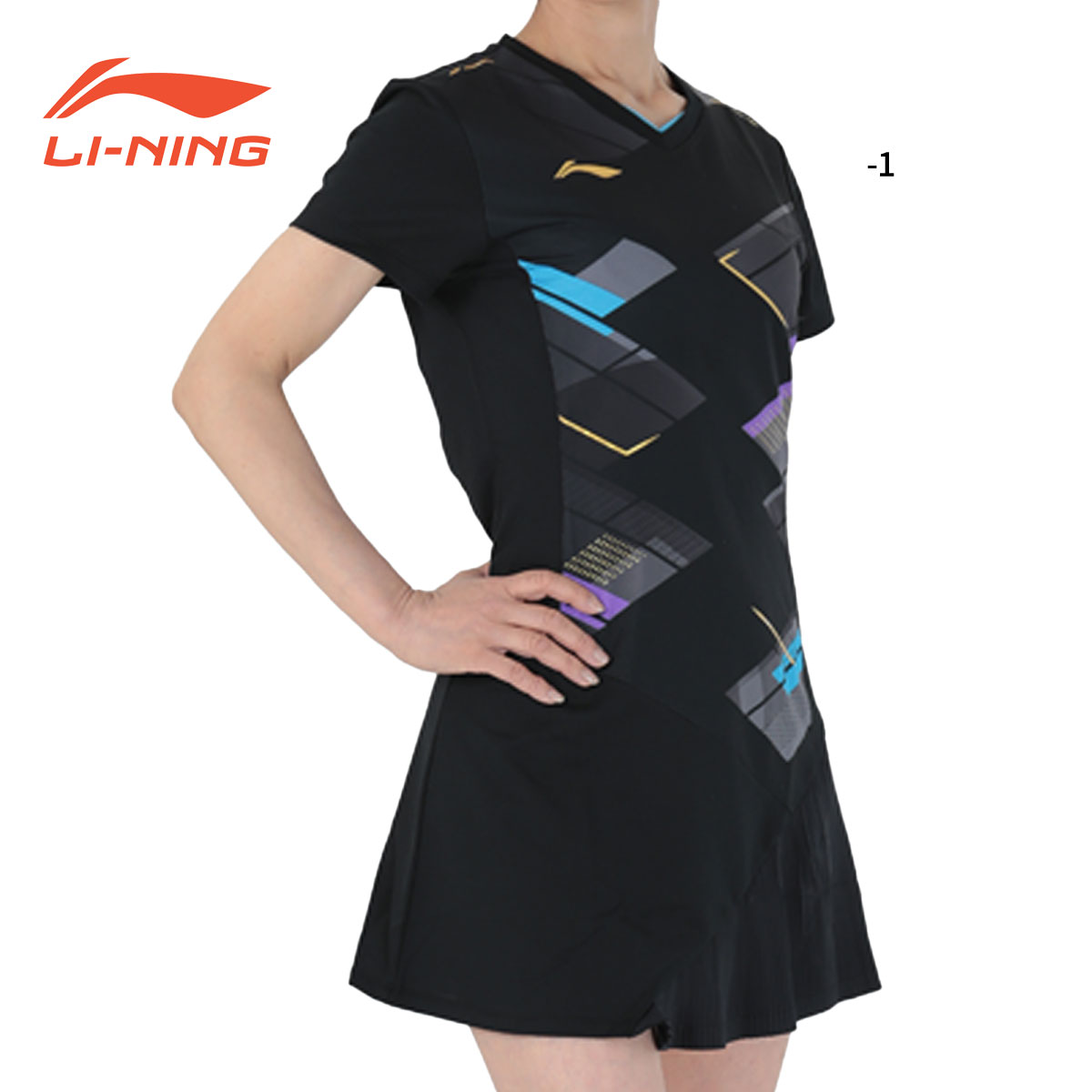 LI-NING ASKU212 ゲームウェア ワンピース バドミントンウェア