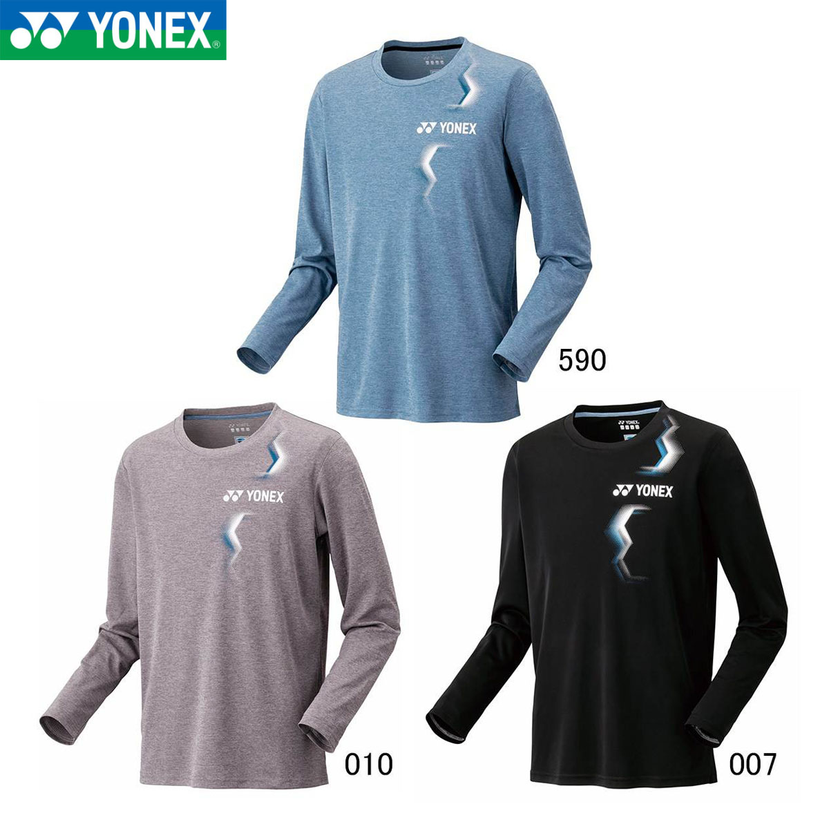 YONEX 16807 ユニロングスリーブTシャツ ウェア(ユニ・メンズ