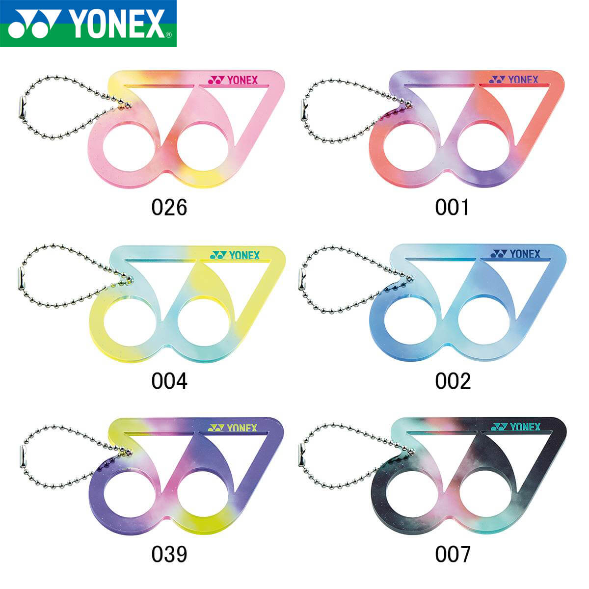 YONEX AC506 ロゴキーホルダー アクセサリー バドミントン・テニス