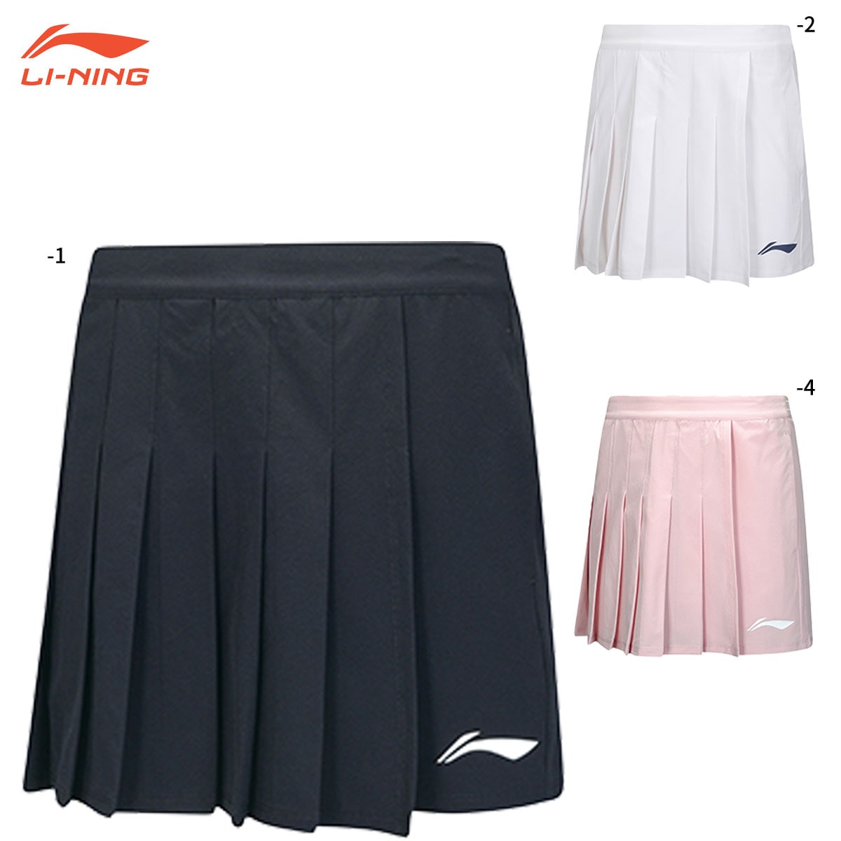 LI-NING ASKV014 ゲームスコート バドミントンウェア(レディース