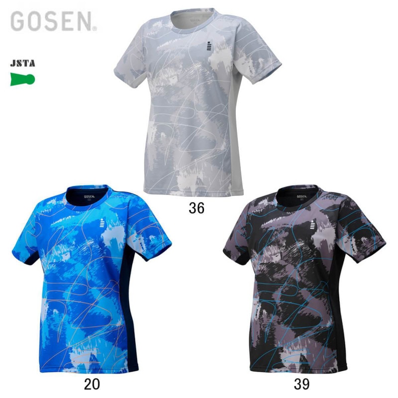 GOSEN T2555 レディース ゲームシャツ アパレル ウェア(レディース