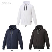 GOSEN W2441 L裏起毛ストレッチジップアップパーカー アパレル