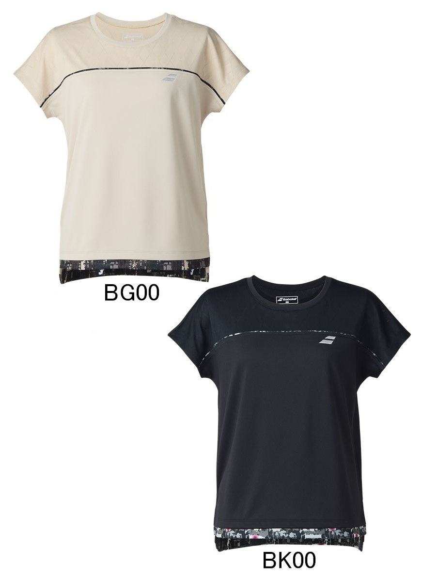 Babolat BWP5574 PURE SHORT SLEEVE SHIRT テニス・バドミントン