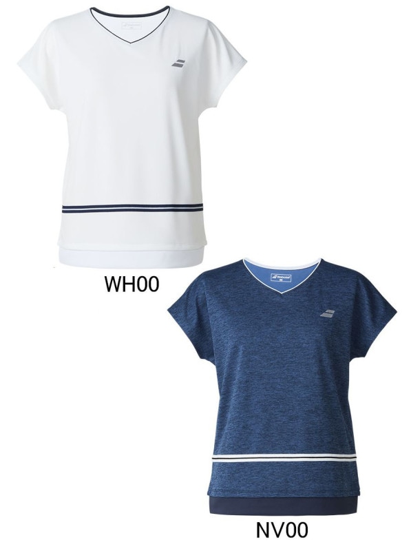 Babolat BWP5576 PURE SHORT SLEEVE SHIRT テニス・バドミントン