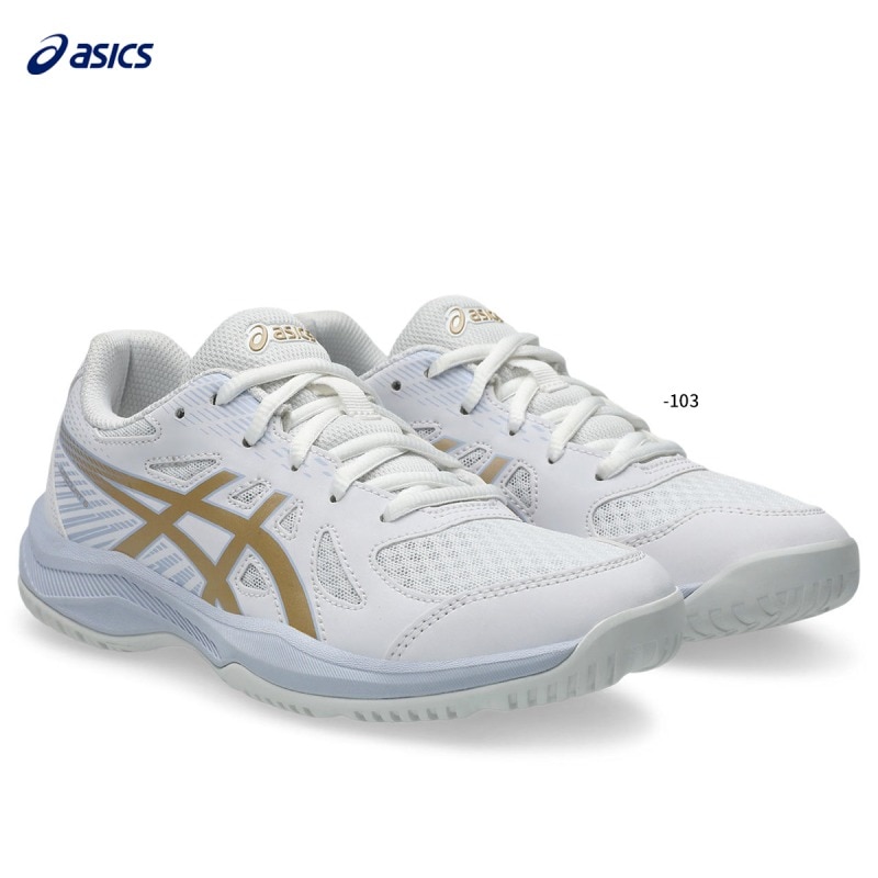 asics 1074A045 UPCOURT 6 GS バドミントンシューズ(キッズ