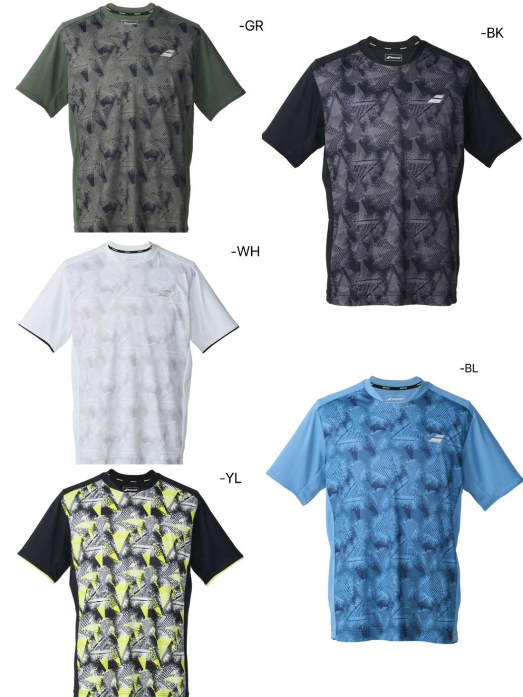 Babolat BUG6311C CLUB SHORT SLEEVE SHIRT バドミントンウェア(ユニ