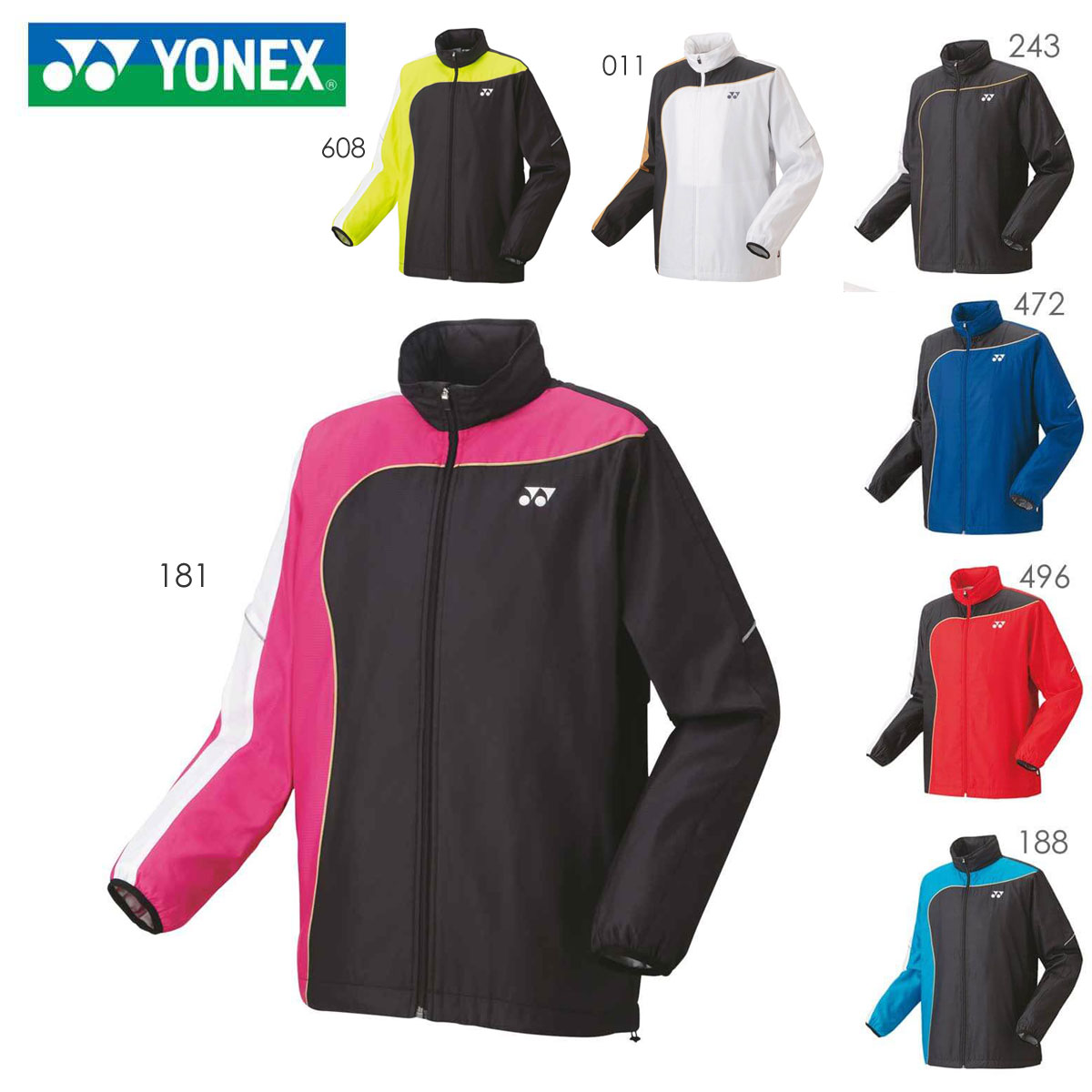 tカーテン YONEX 70081 裏地付ウィンドウォーマーシャツ テニス・バドミントン