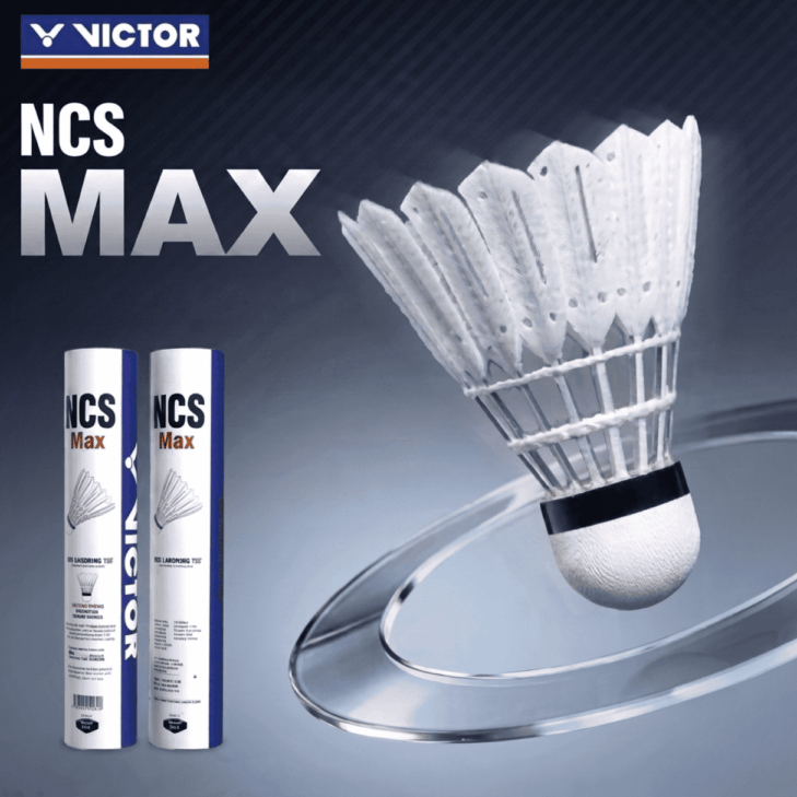 VICTOR NCS MAX 人工カーボンバドミントンシャトル(1本/12球入