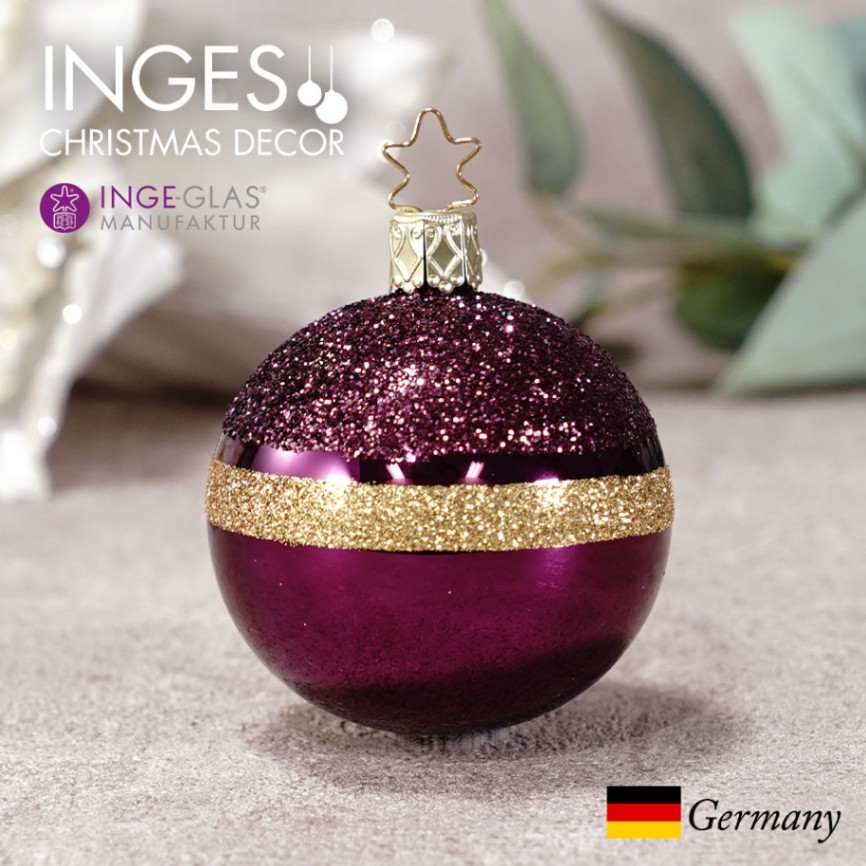 クリスマス オーナメント 北欧 インテリア ツイン/グレープ INGE-GLAS 【A-18】