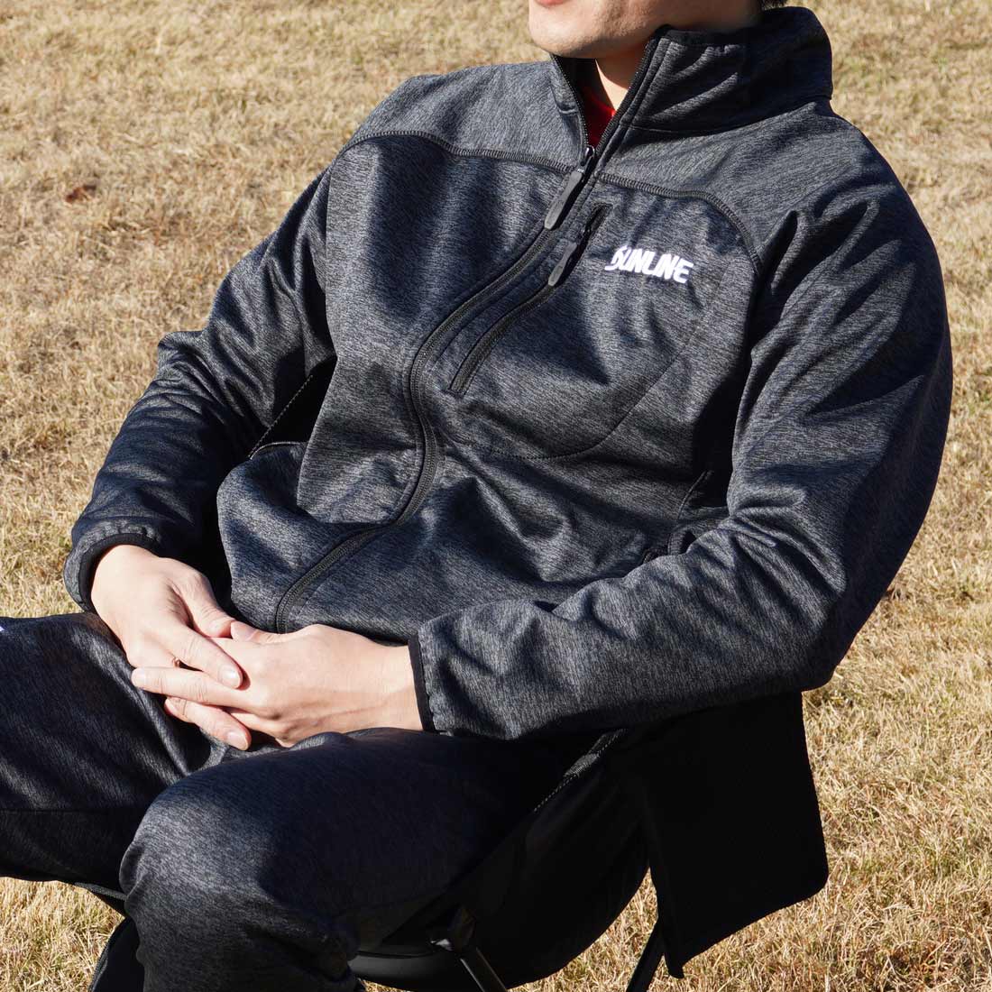 22新作モデル サンライン フリーススーツ Suw 杢グレー Materialworldblog Com