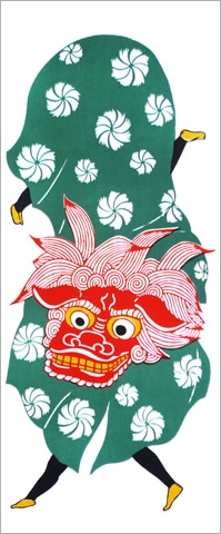 324　獅子舞（縦）