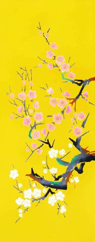 250　〈四季〉紅白梅