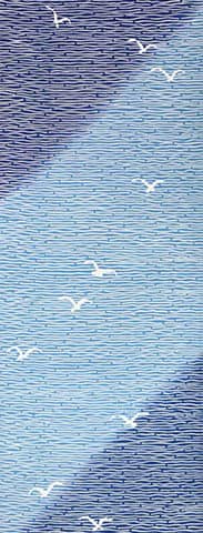 226　〈涼感布〉カモメ