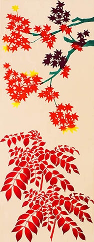 278　〈四季〉紅葉に七竈