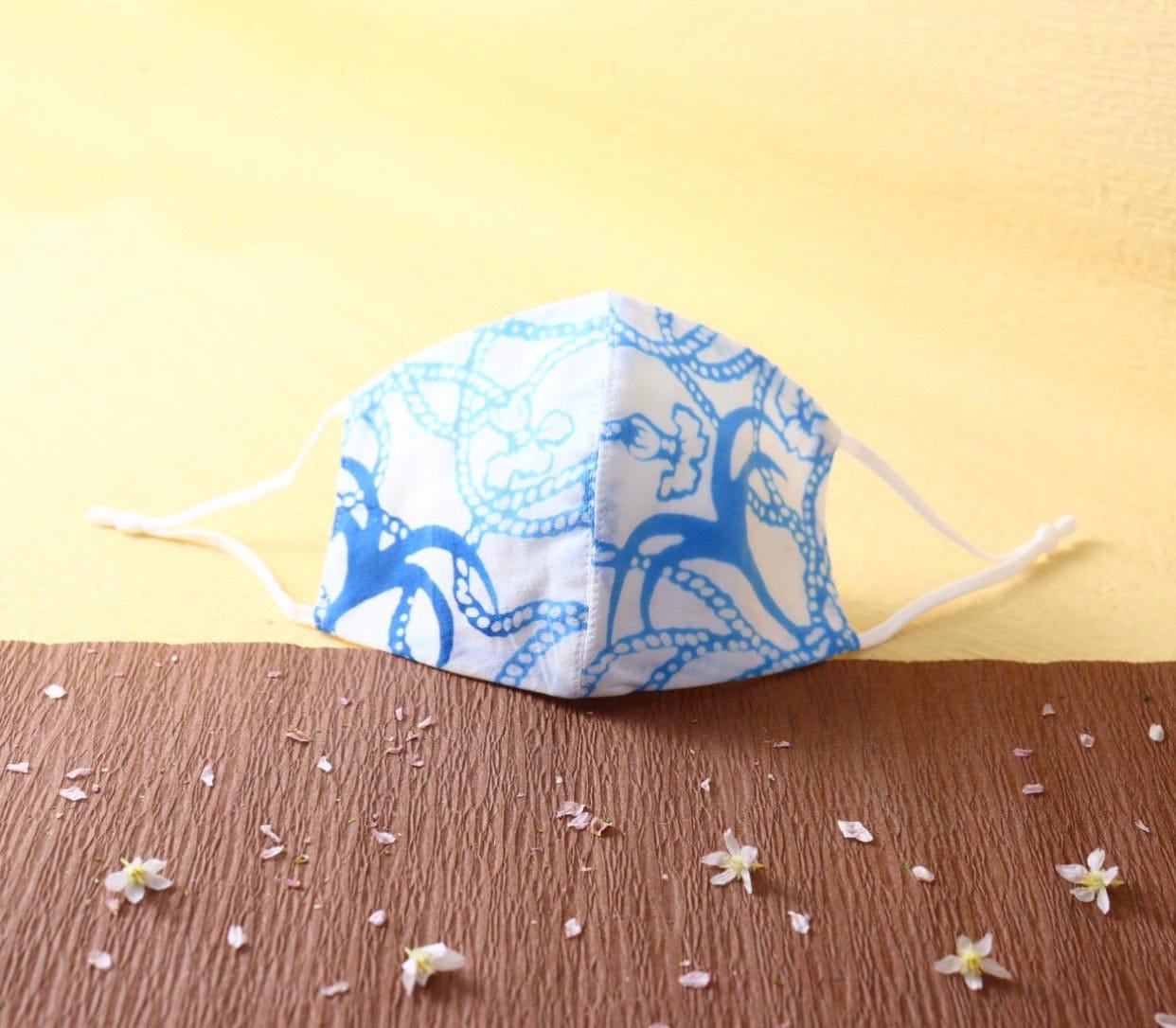 梨園染めマスク　碇