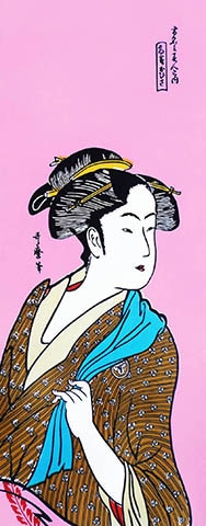 301 〈喜多川歌麿 美人画〉高島おひさ | すべての商品 | 手仕事