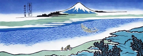 449　〈葛飾北斎　冨嶽三十六景〉武州玉川