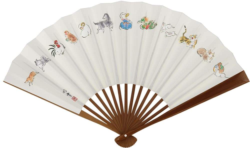 江戸扇子 No.23　干支