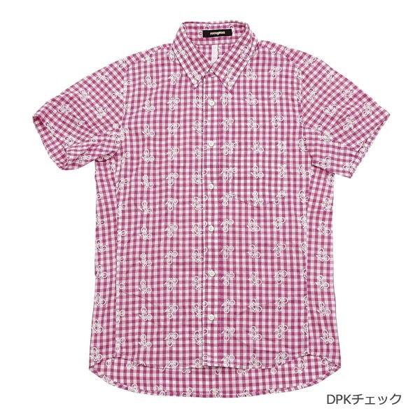 〈rocogowa〉ロコ自転車シャツ メンズ _TQチェック